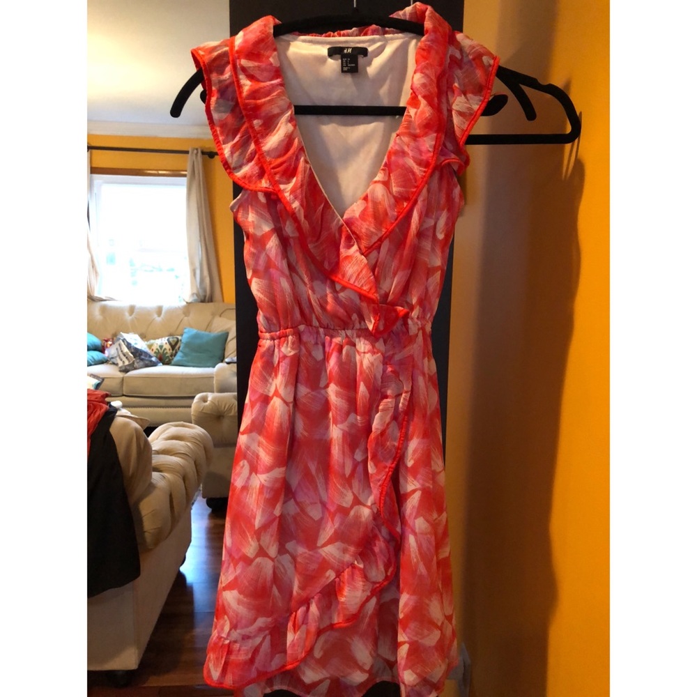 Floral ruffle dress